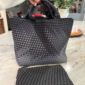 NAGHEDI St. Barths medium tote in ombré Basalt